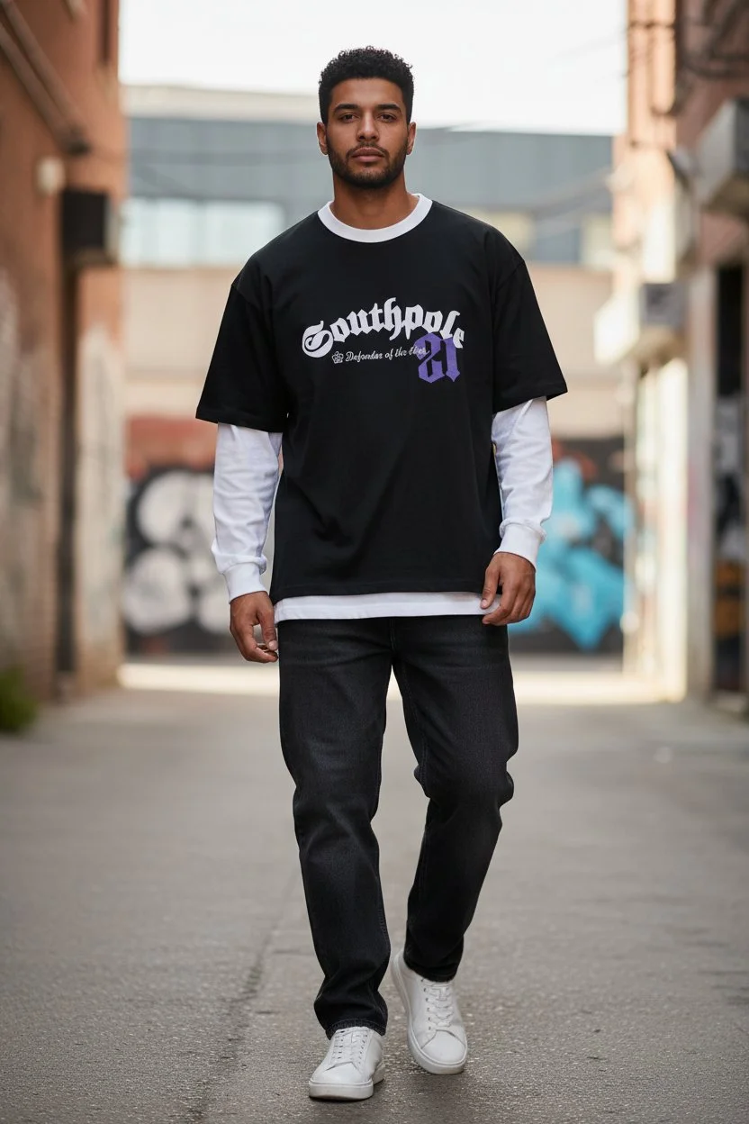 Southpole "DoA White" Long Sleeve