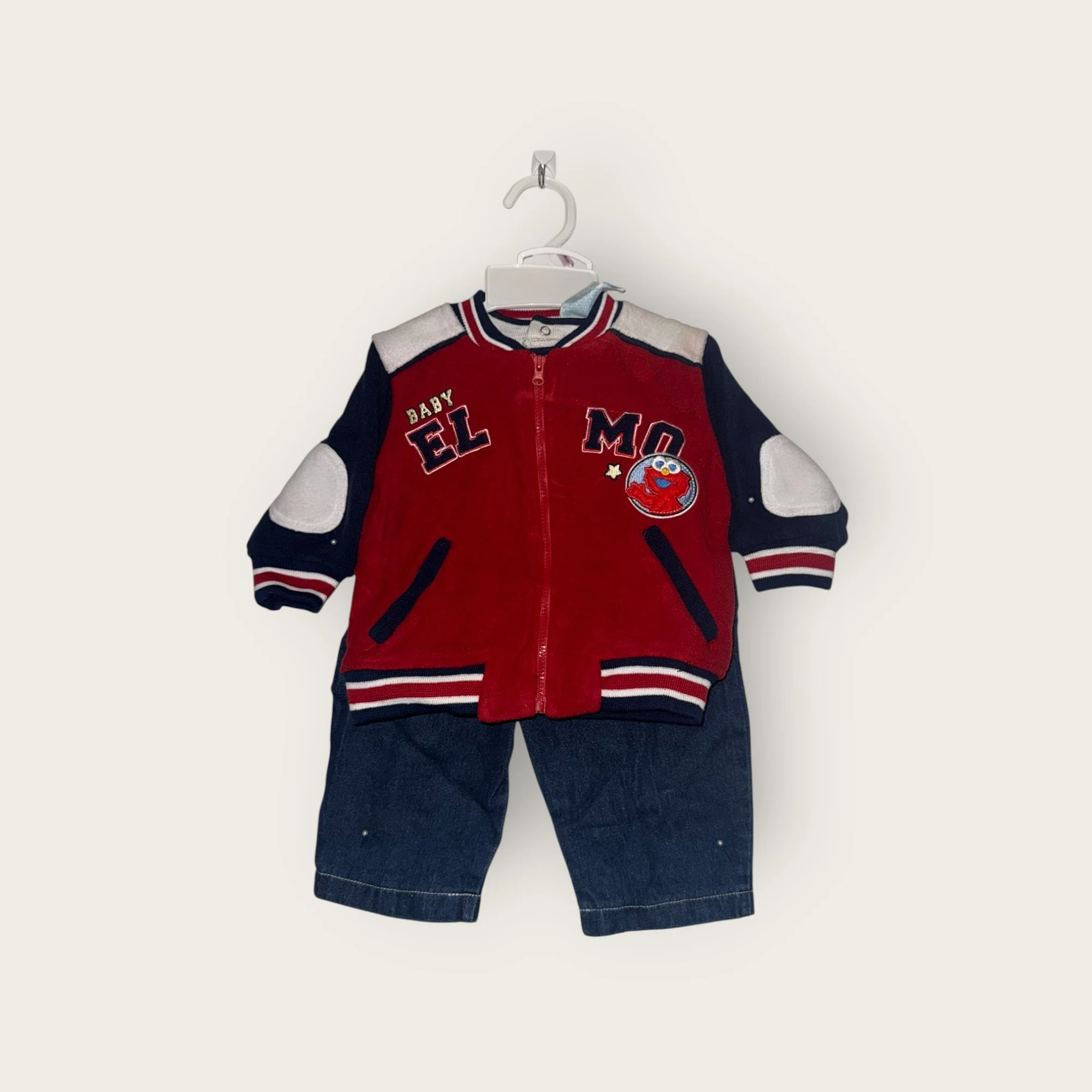 Elmo Red Varsity Jacket 3 Piece Set