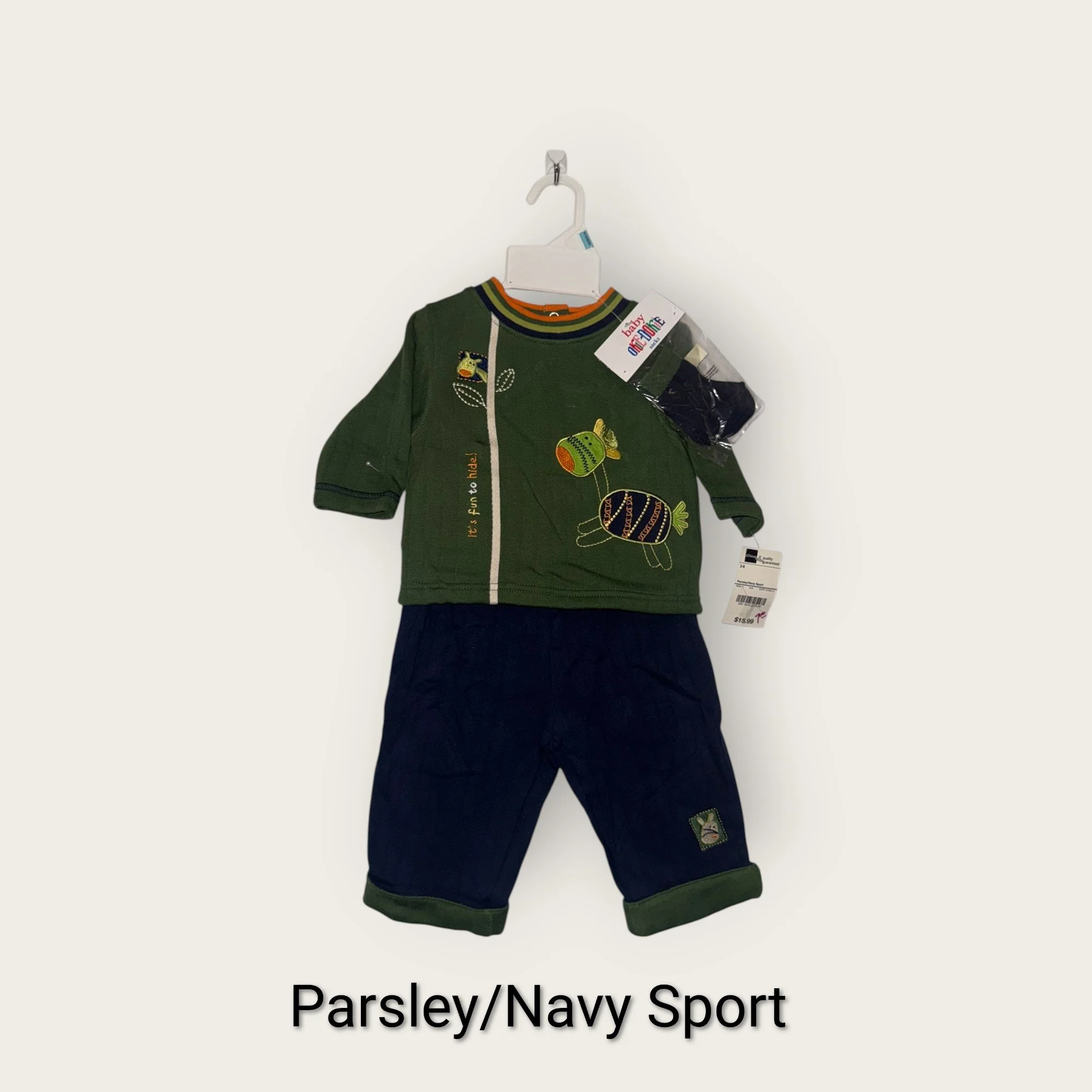 Baby Okie Dokie 2 Piece Set w Socks Parsley Navy Sport.jpg