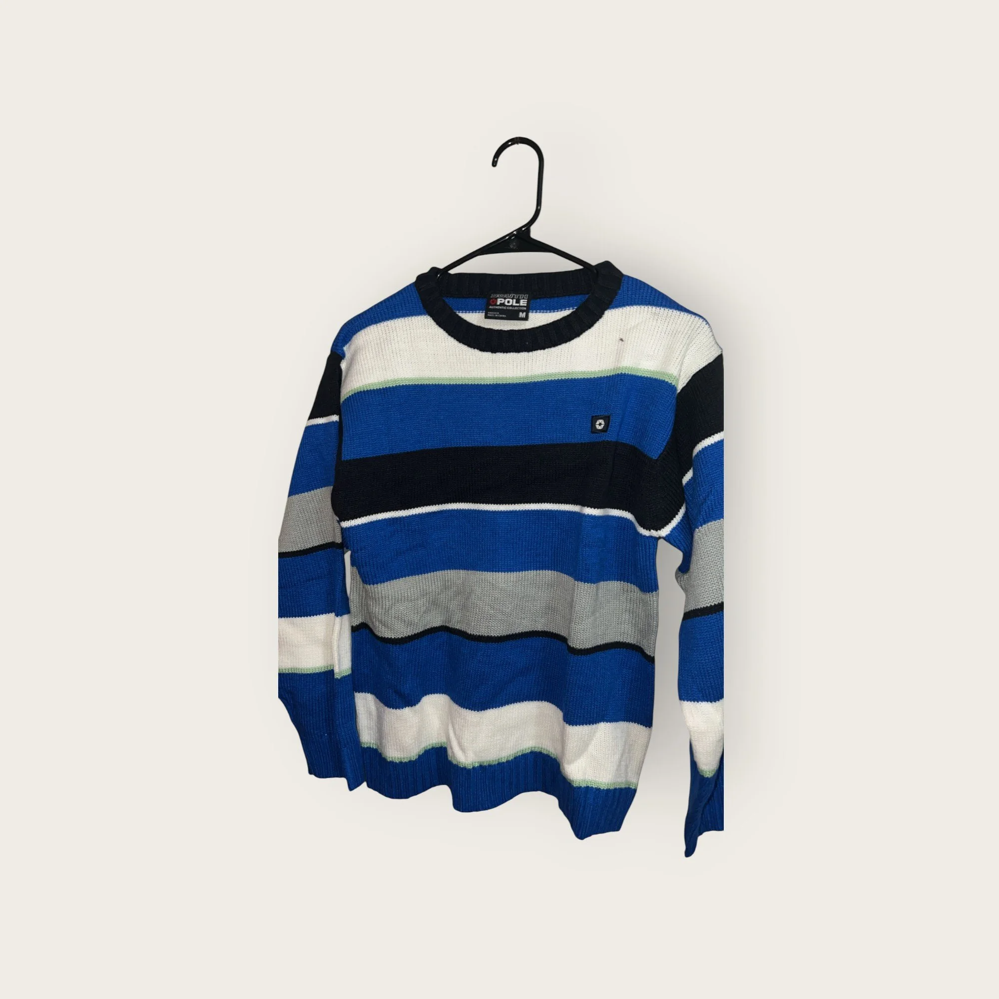 Southpole "Royal" Striped Youth Knit Sweater