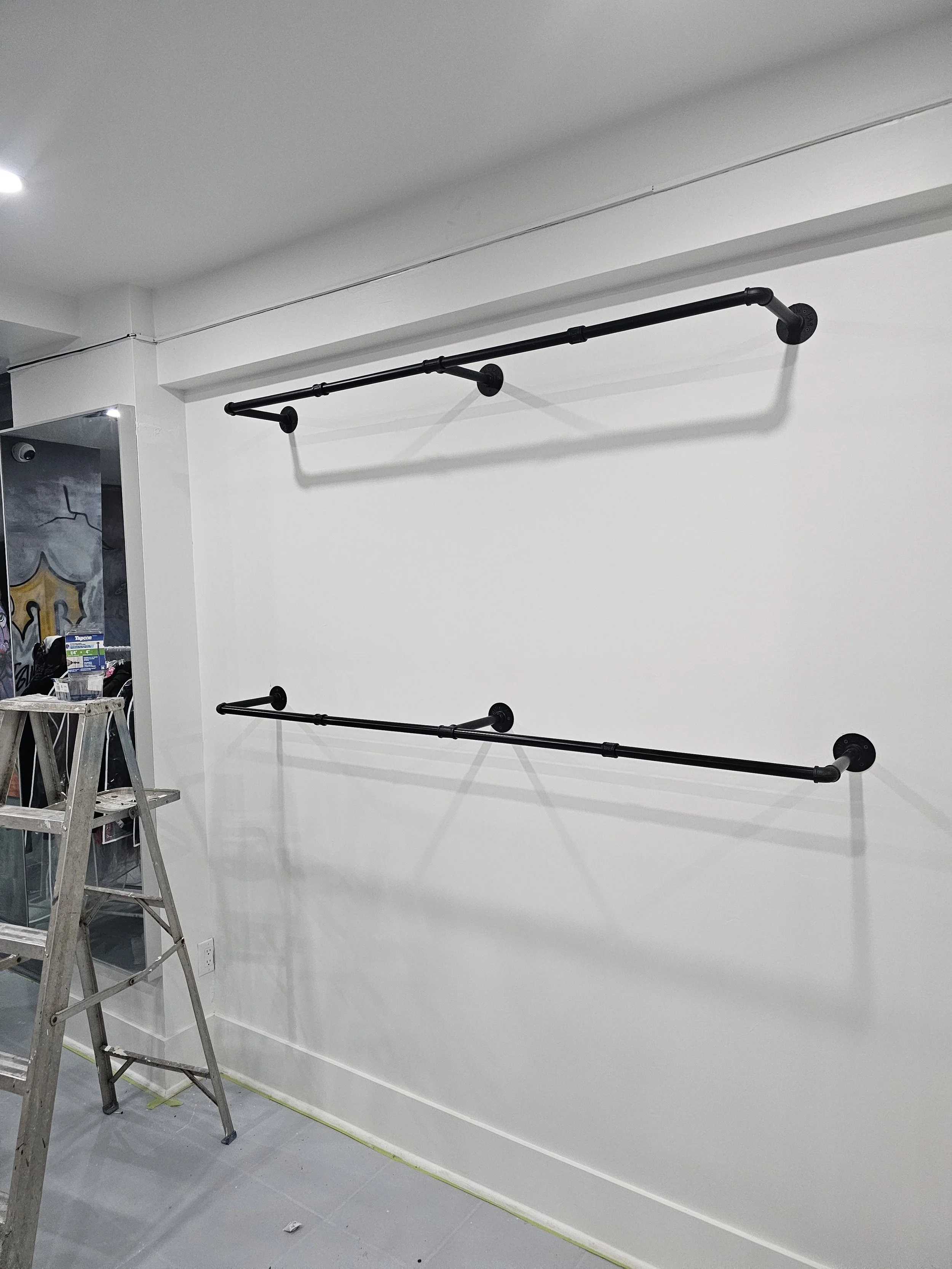 mounting clothes racks