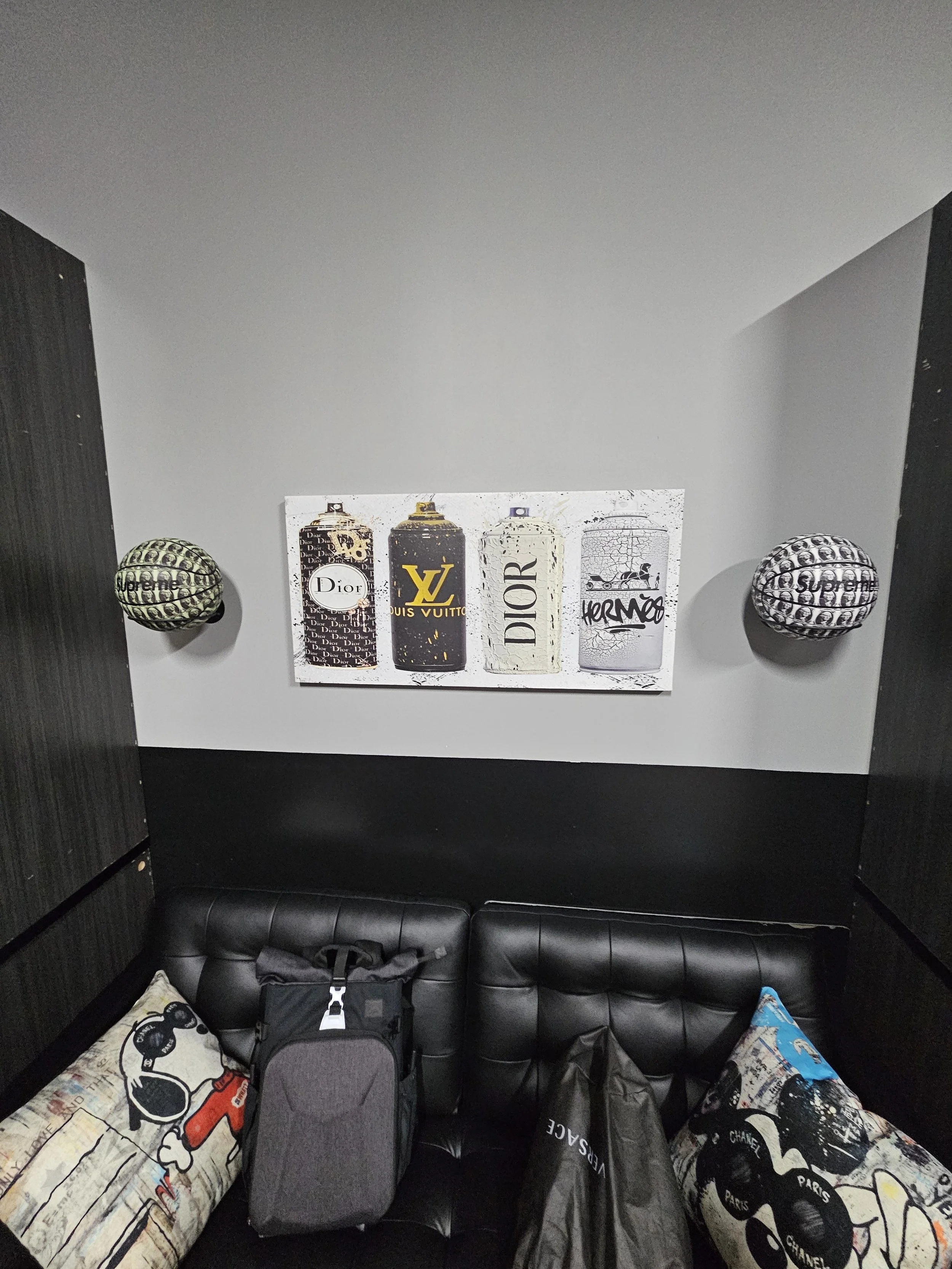 mounting basketball and art