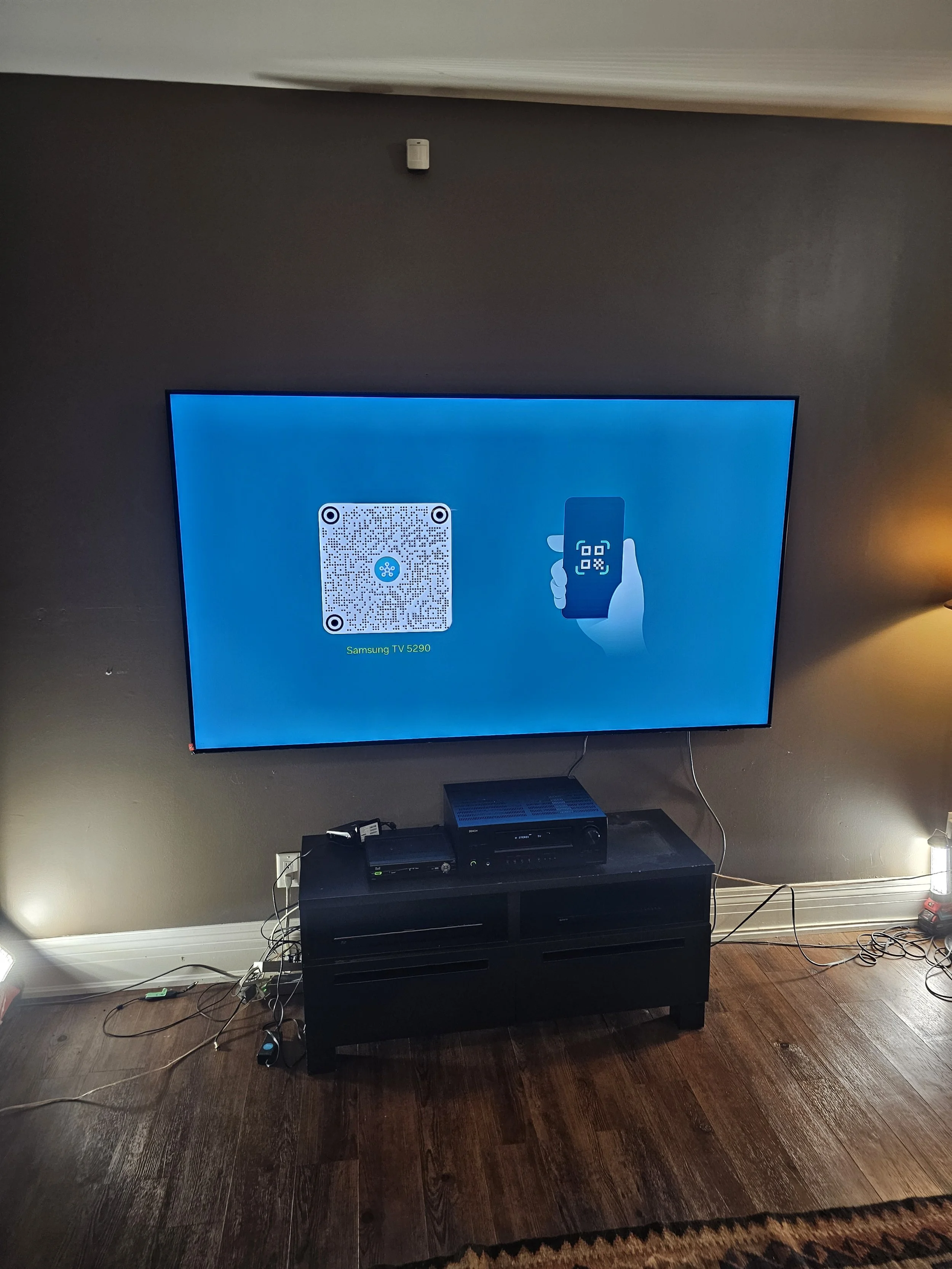 mounting new 85 inch tv