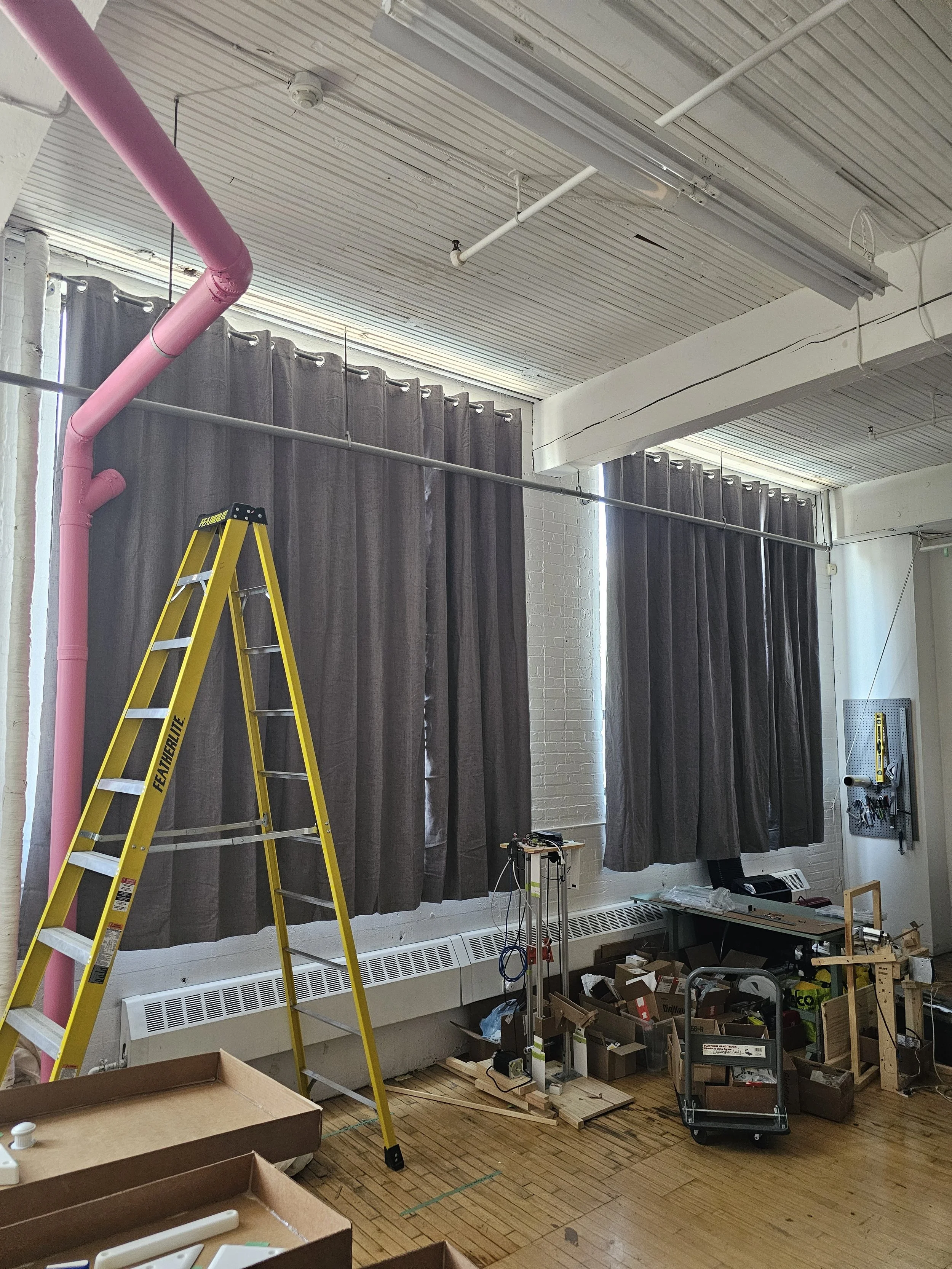 mounting curtains