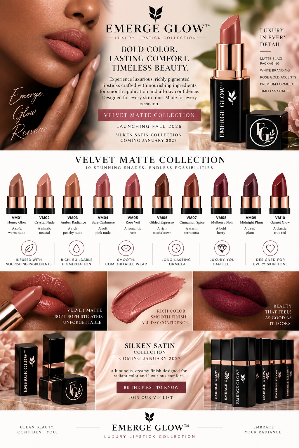 Luxury Lipstick Velvet Matte Collection