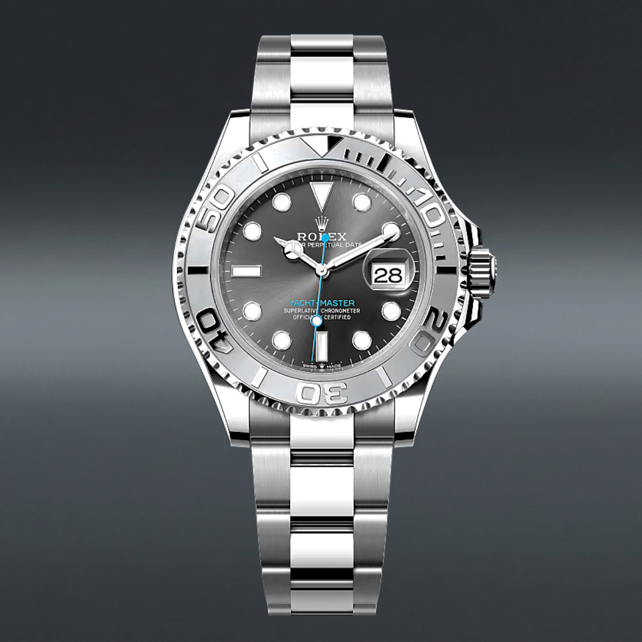 Rolex Yacht-Master 40mm | Oystersteel & Platinum | Rhodium Dial