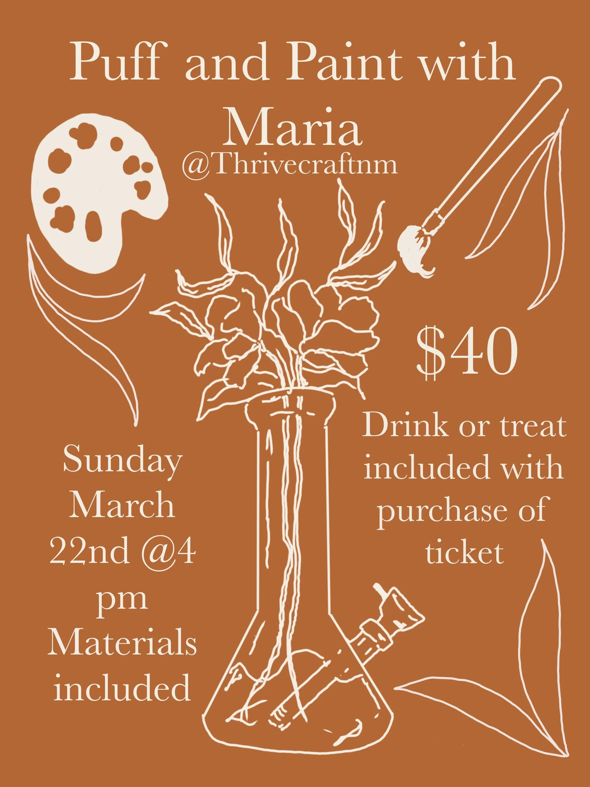 Puff and Paint with Maria