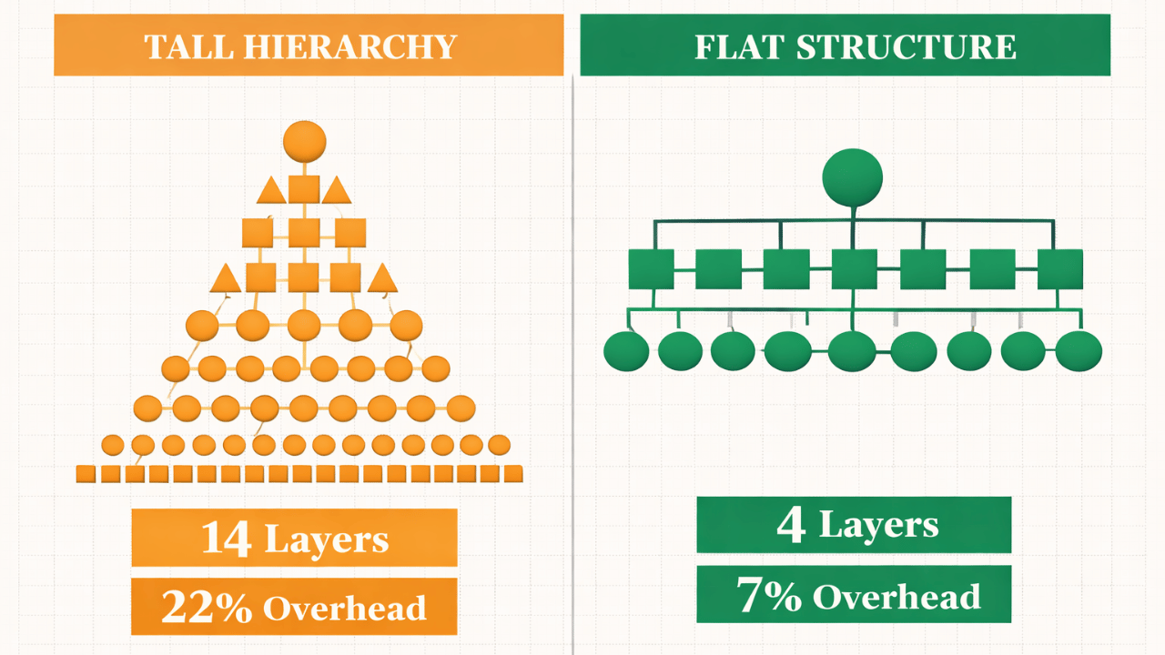Span of Control Economics: Why Your Middle Management Layer Is Too Thick