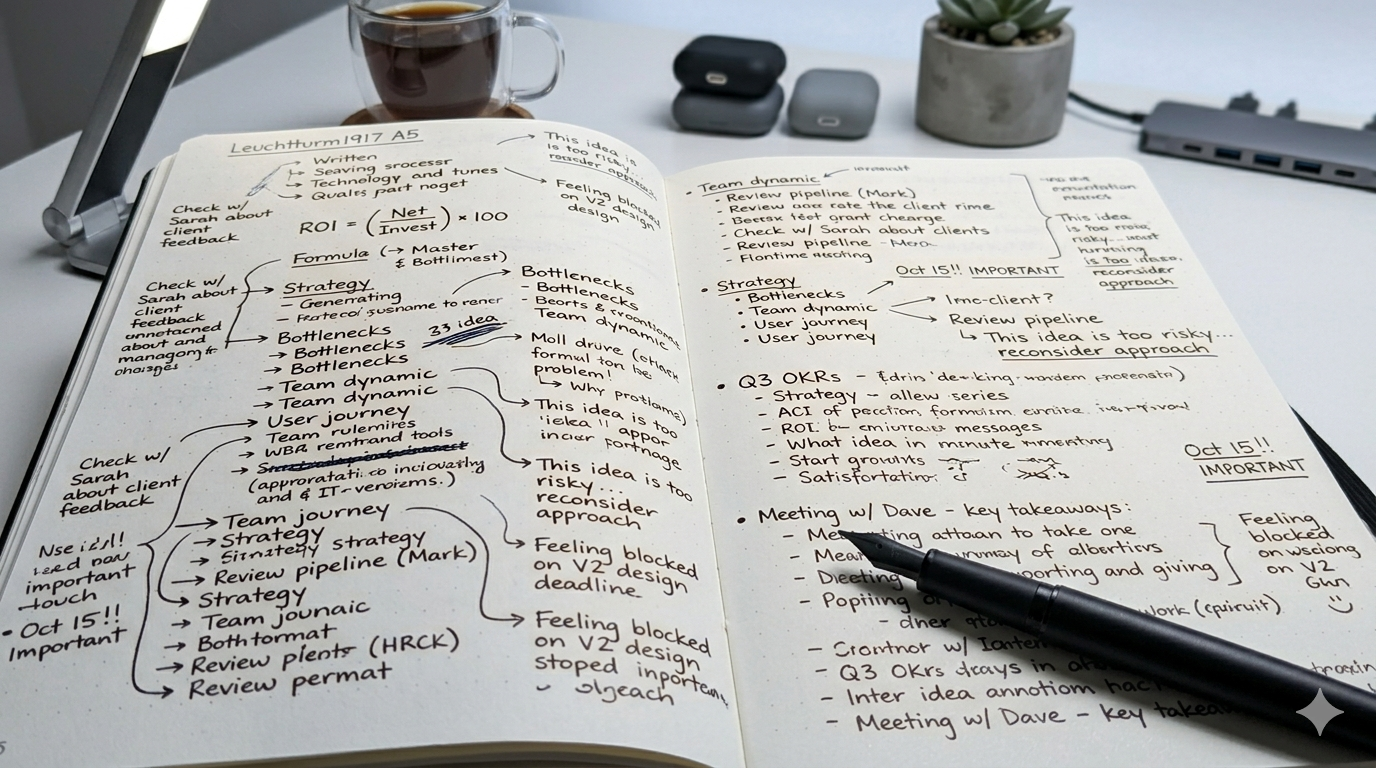 Notebook notes