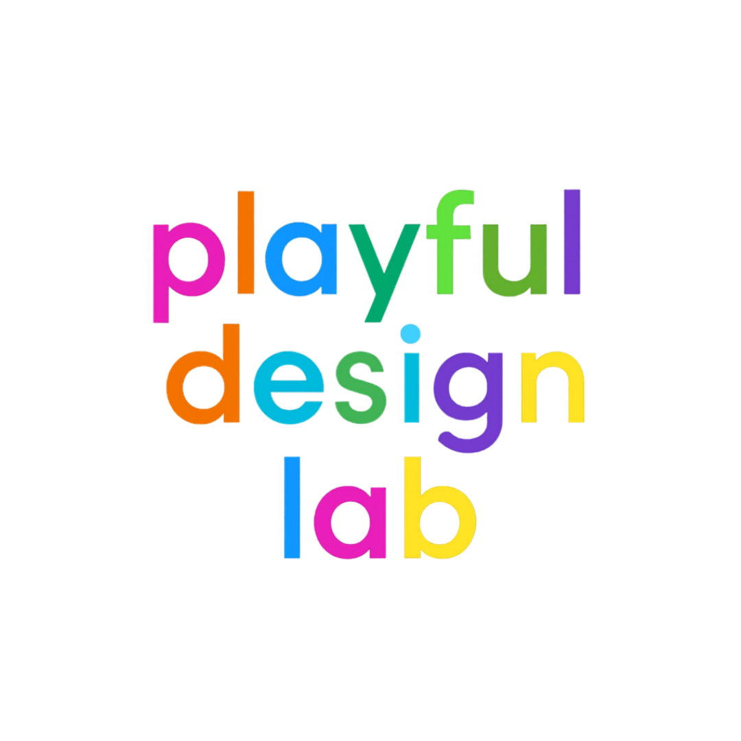 playful design lab のロゴ　あそびごころデザイン研究所のポッドキャストカバーアート