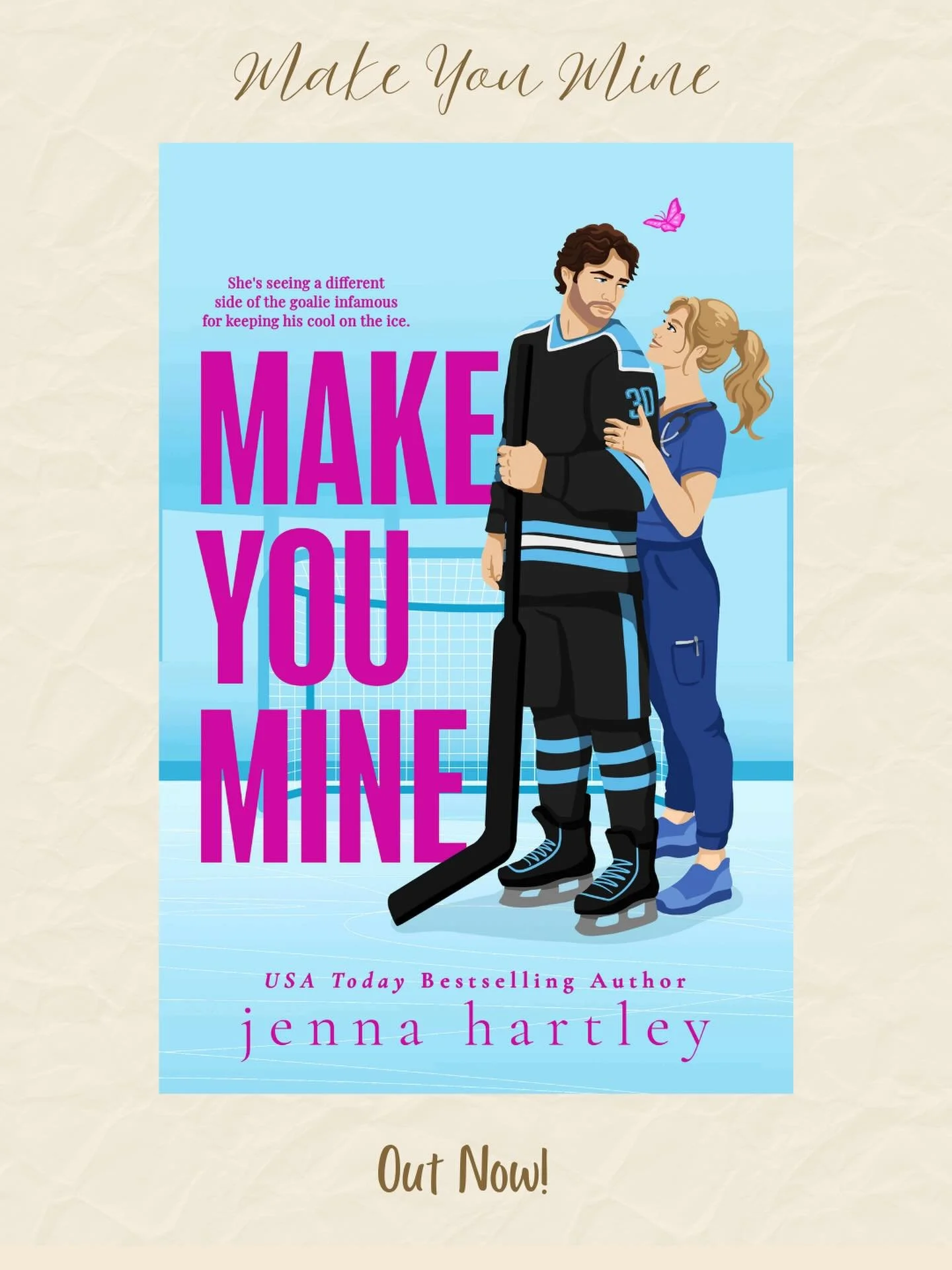 ✨Let&rsquo;s celebrate! It&rsquo;s release day for MAKE YOU MINE by @authorjennahartley! Grab it in KU!
#OneClickHere
https://mybook.to/MakeYouMineHockey
Why you need to #ONECLICK this book&hellip;
Hockey
Late husband&rsquo;s teammate/best friend
Fri