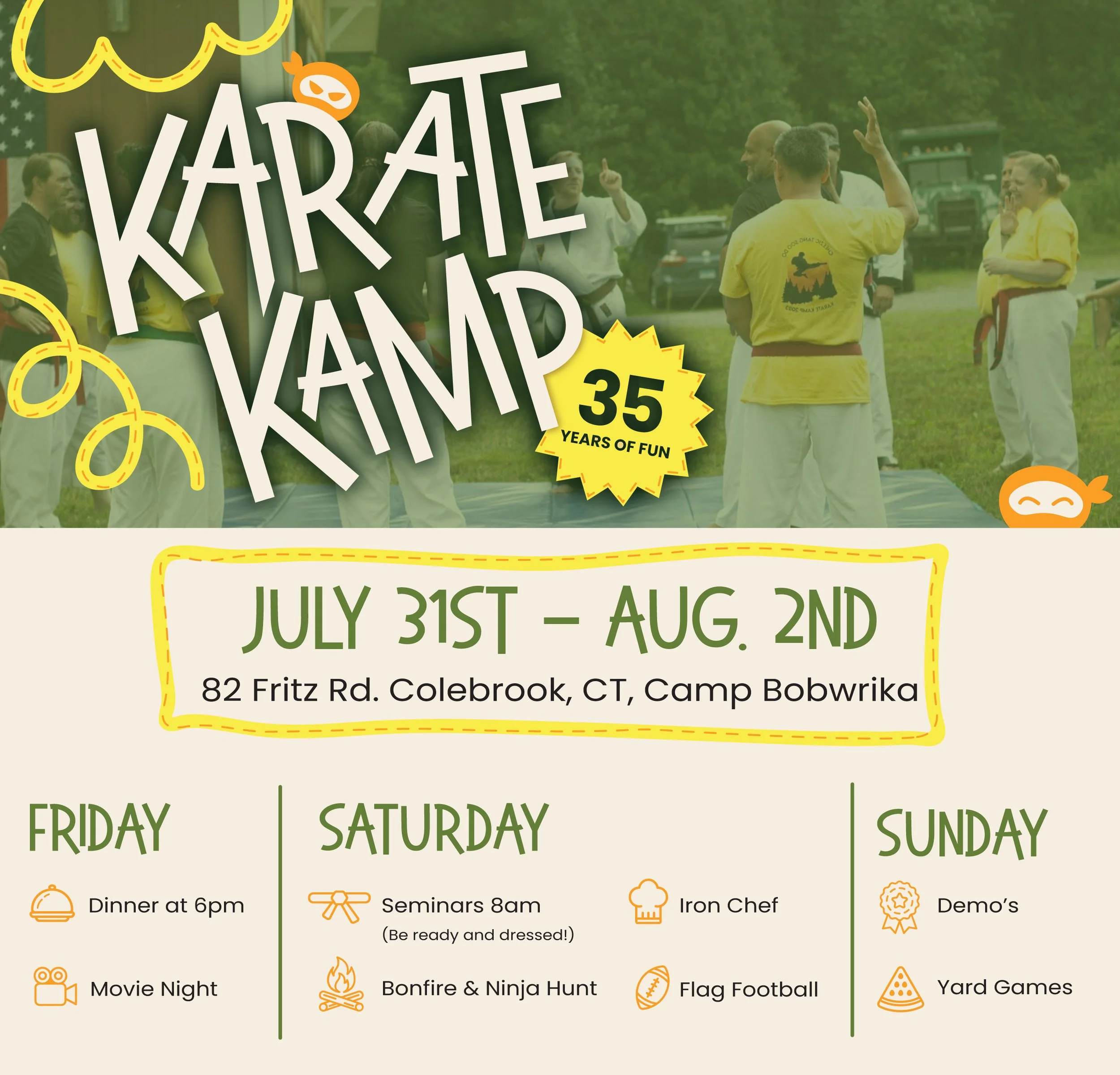 Kamp Karate Registration Open