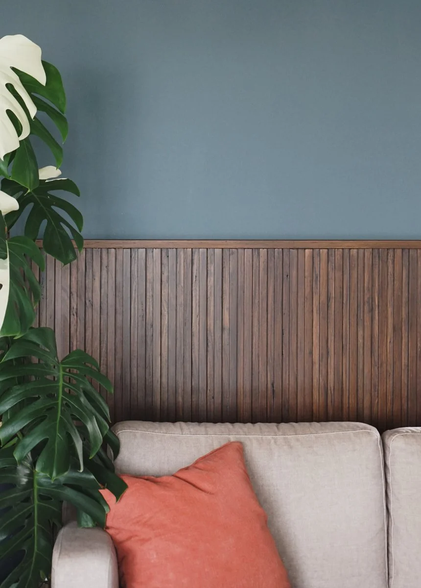 Onewood Fluted Cladding in living room