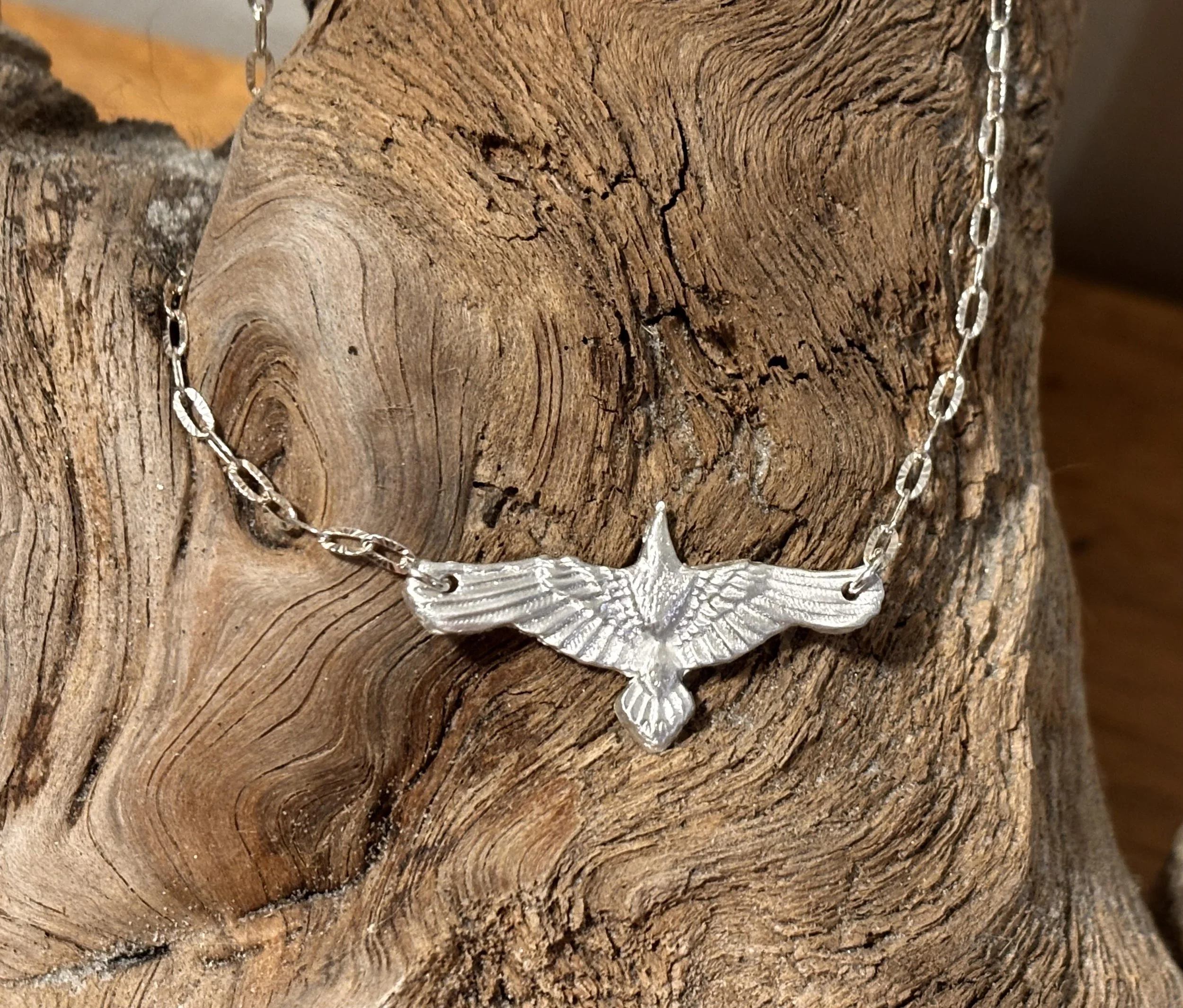 Silver Hawk Necklace