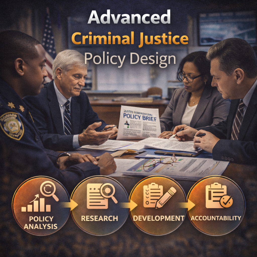 Criminal Justice Policy: Design, Implementation, and Leadership