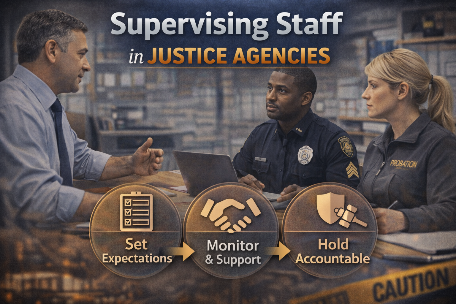 Supervising Staff in Justice Agencies