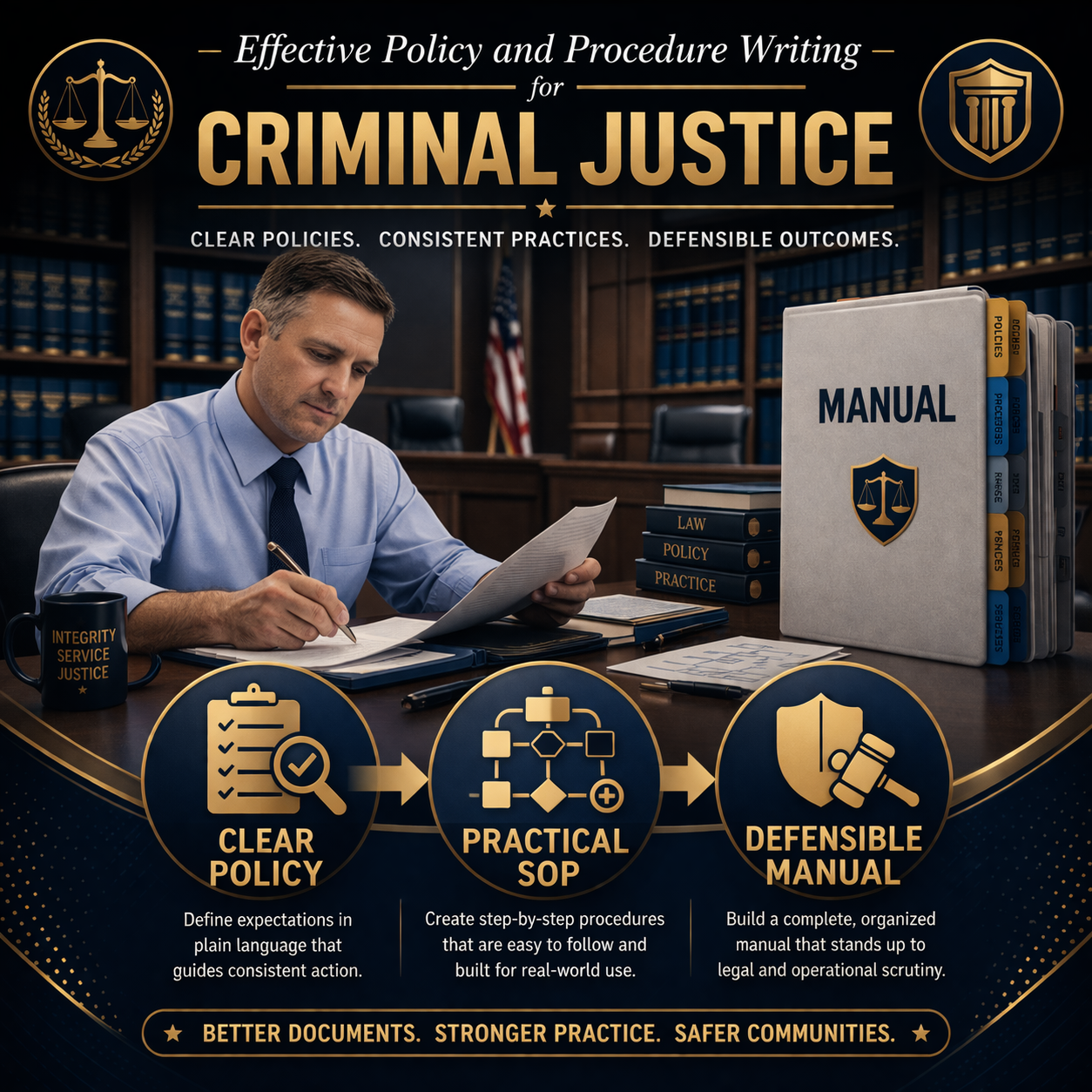 Effective Policy and Procedure Writing for Criminal Justice