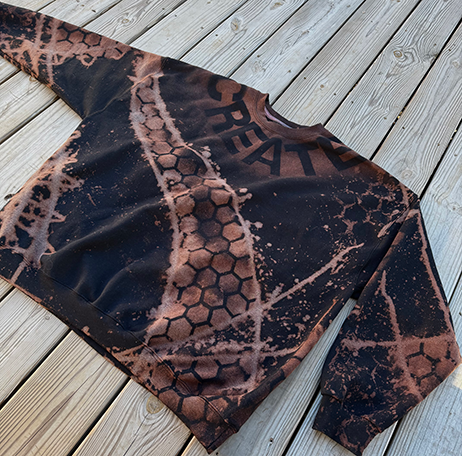 CREATE by Cody Eckenrode crewneck sweatshirt that is hand-designed by artist