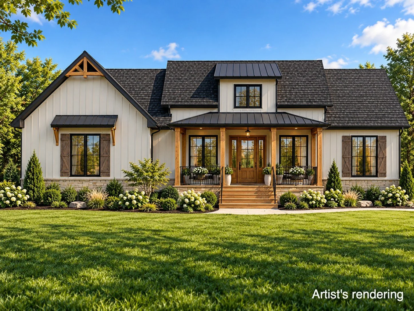 Rendering of a bungalow by County Homes