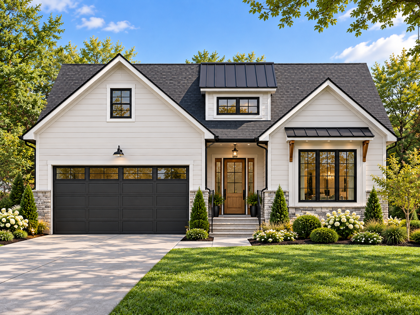 Rendering of a Craftsman bungalow by County Homes