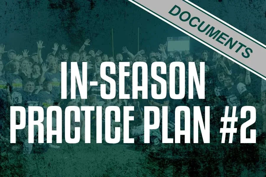 In-Season Practice Plan for Two Platoons