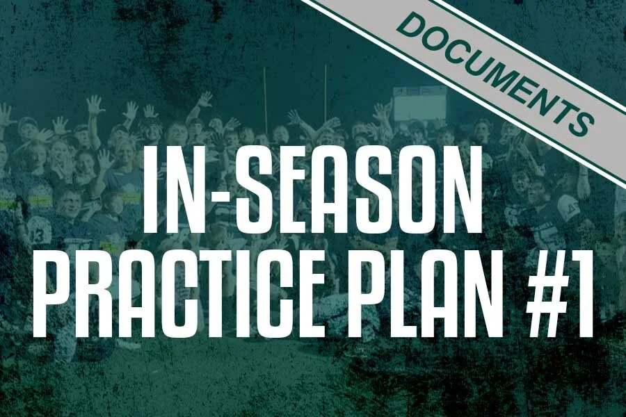 In-Season Practice Plan for One Platoon