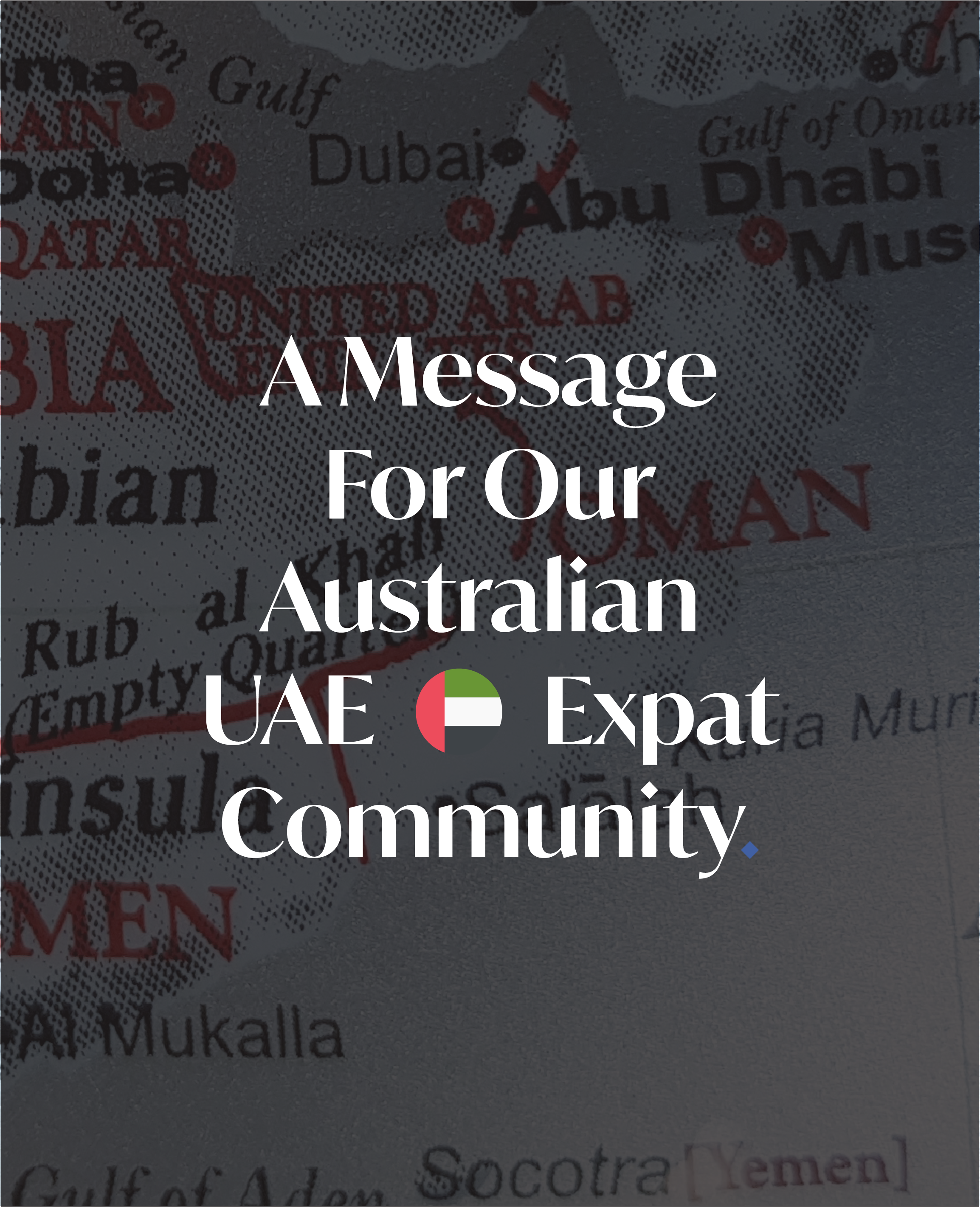 A Message for Our Australian UAE 🇦🇪 Expat Community 🫶🏽