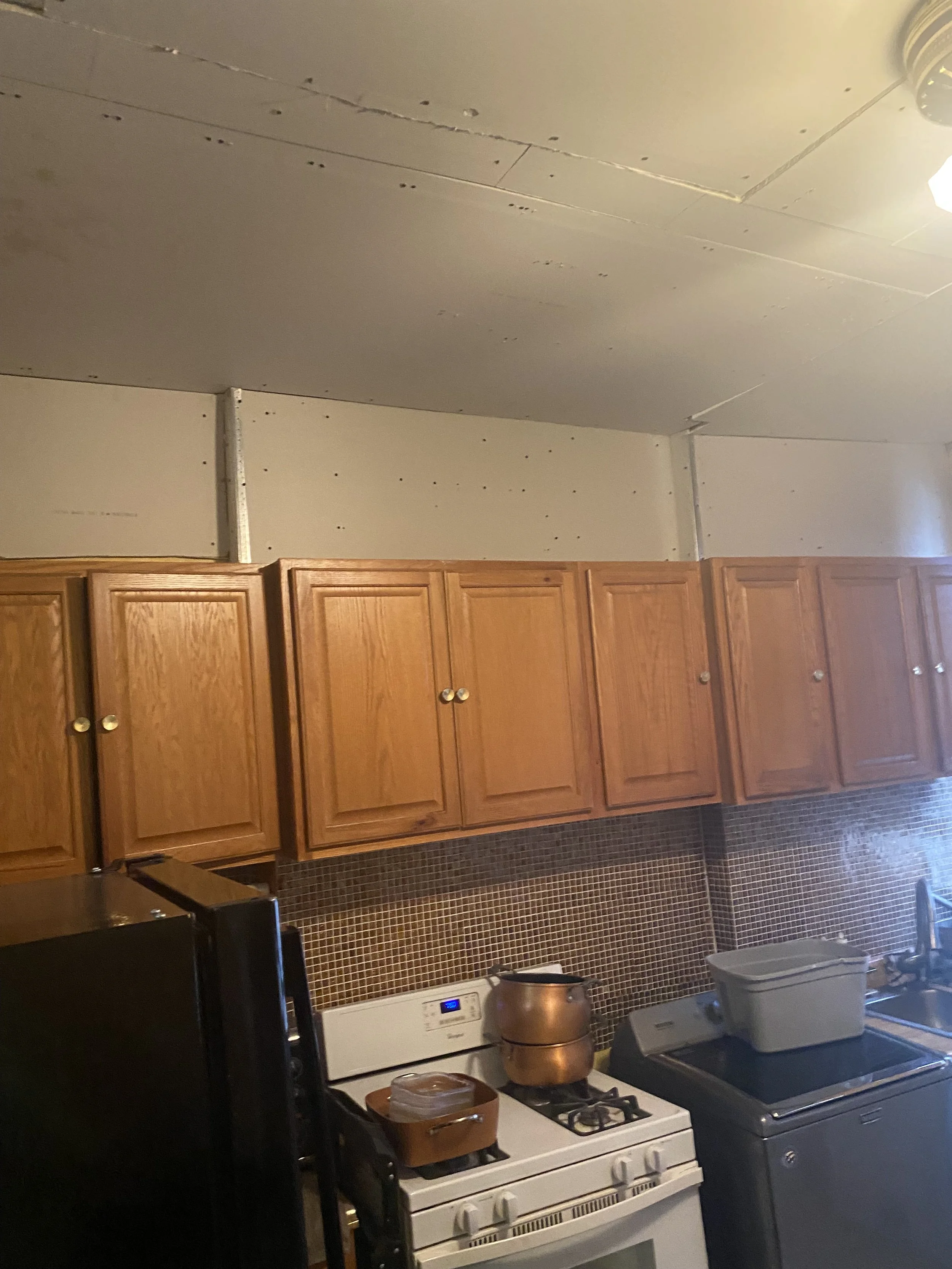Kitchen Cabinet Renovation - Before
