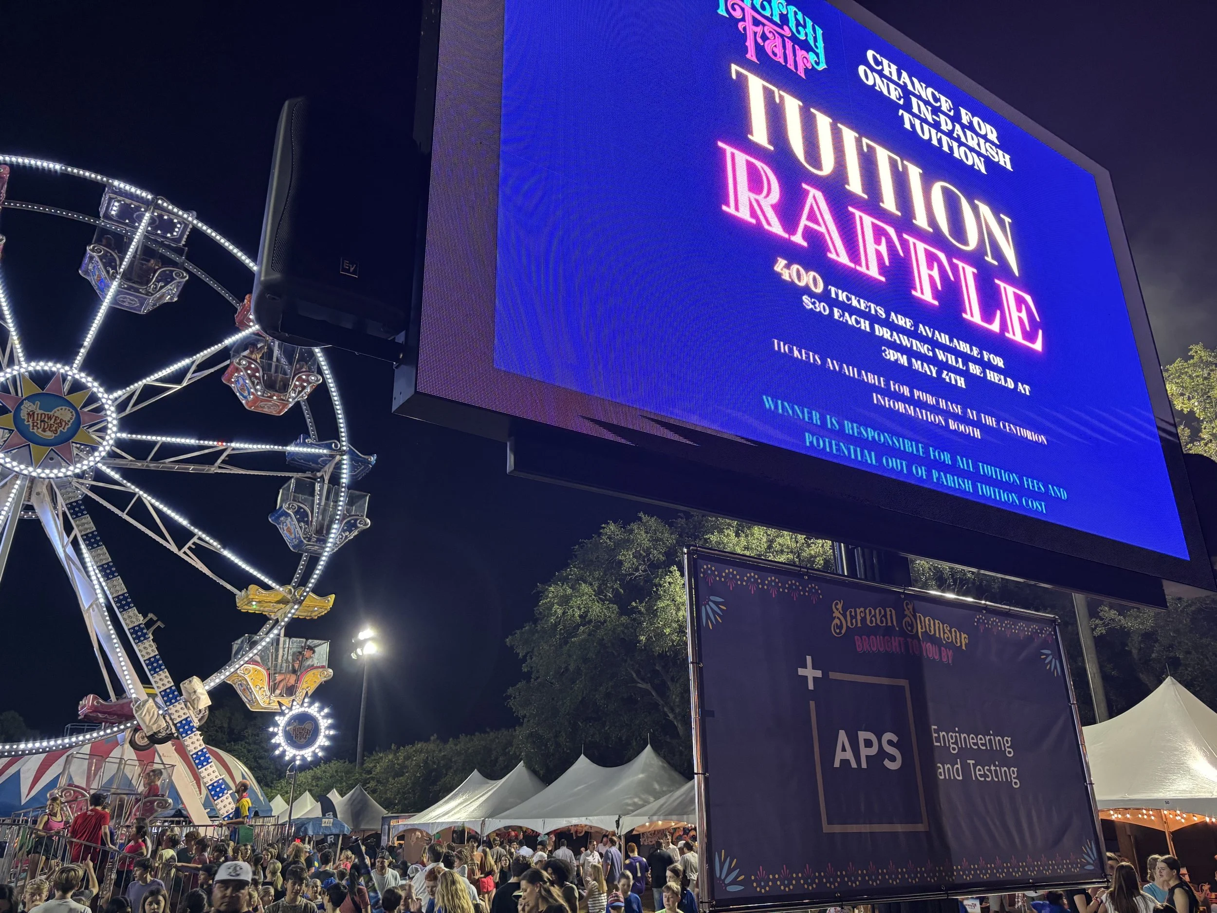 Give your sponsors the processional exposure they are expecting.  Highly visible Sponsor Ads day or night, rain or shine!