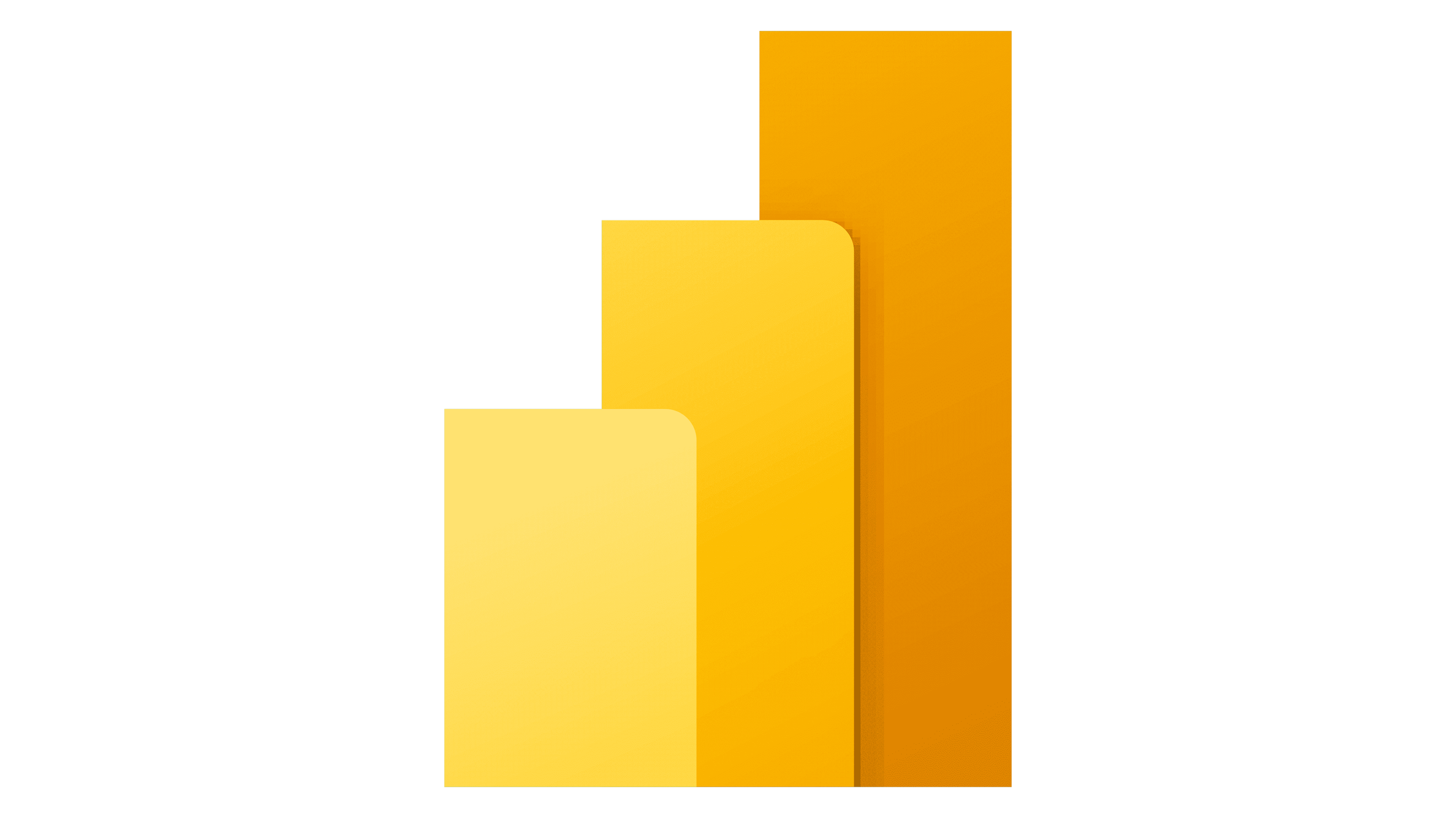 A digital illustration of the logo for Microsoft Power BI