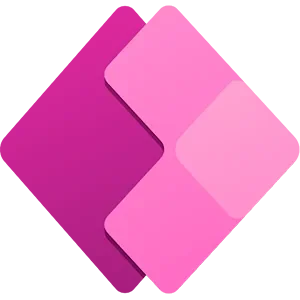 A digital illustration of the logo for Microsoft Power Apps