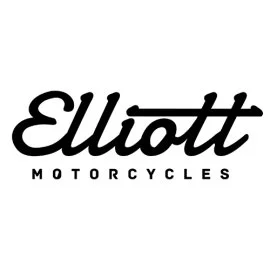 Ellott Motorcycles logo in black text on a white background