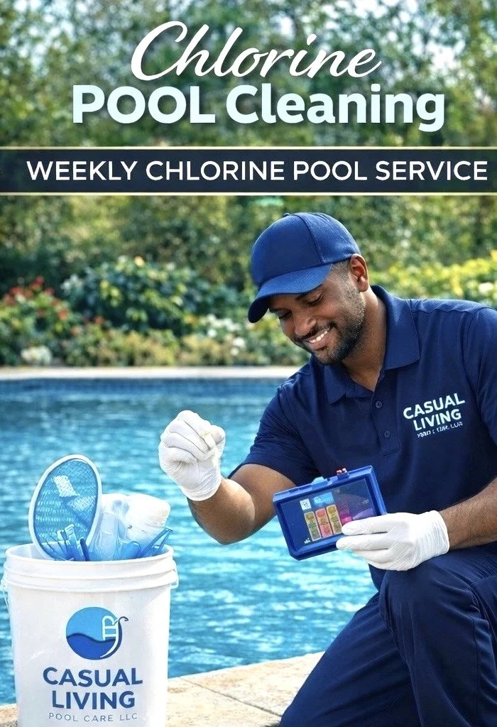 Full-Service Weekly Chlorine Pool Cleaning