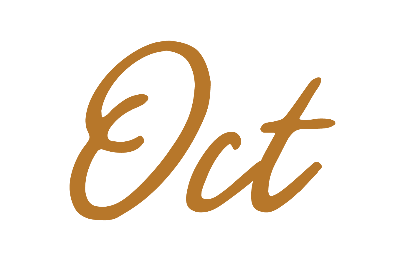 Handwritten cursive text reading 'Eat' in gold color on a black background.