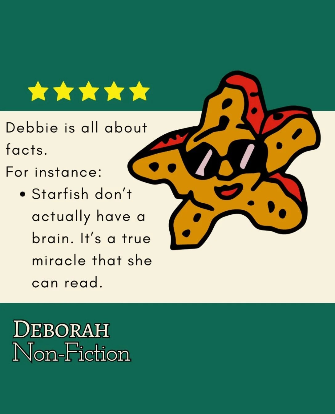 Debbie wants to improve herself while also looking down on others&hellip;like that mushroom lady who poisoned her family. Because reality is stranger than fiction.
