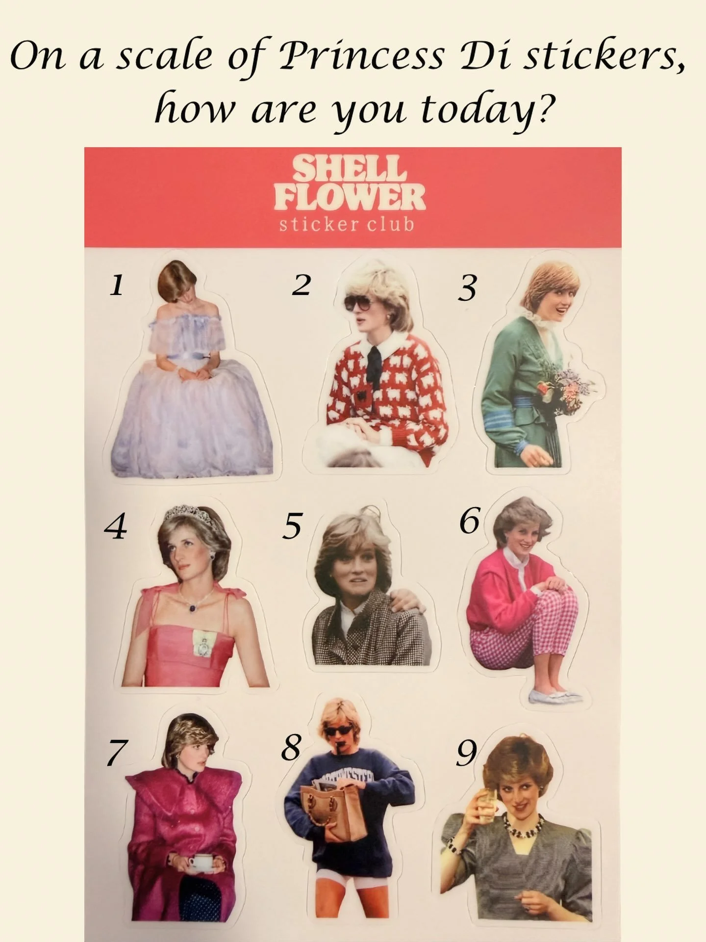 I really must know. 😂👑💖I can&rsquo;t even with these stickers! Limited number available in the Whoa Nellie - Novel Vending machine now.