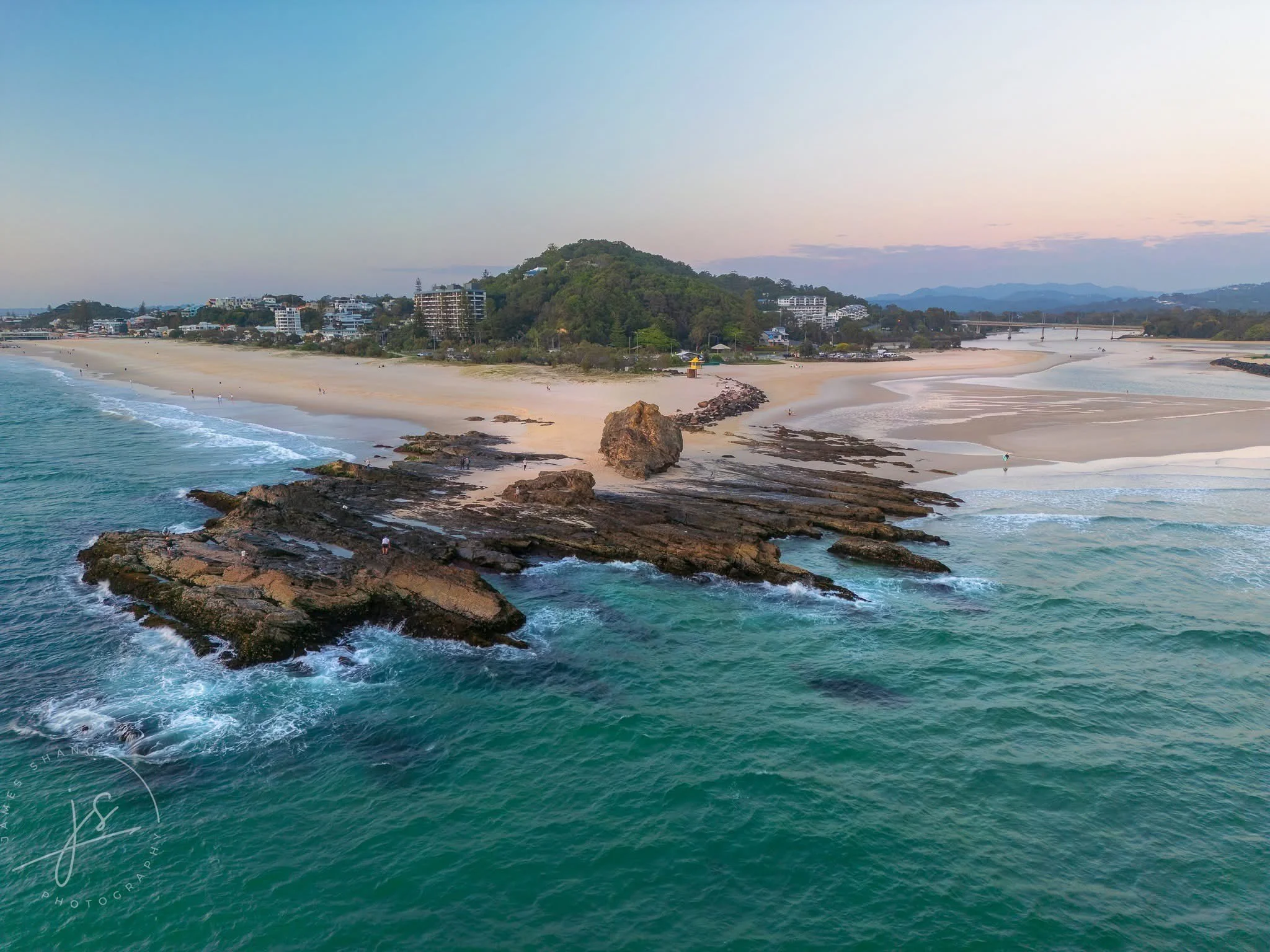 Currumbin Alley, Currumbin Rock - drone photo