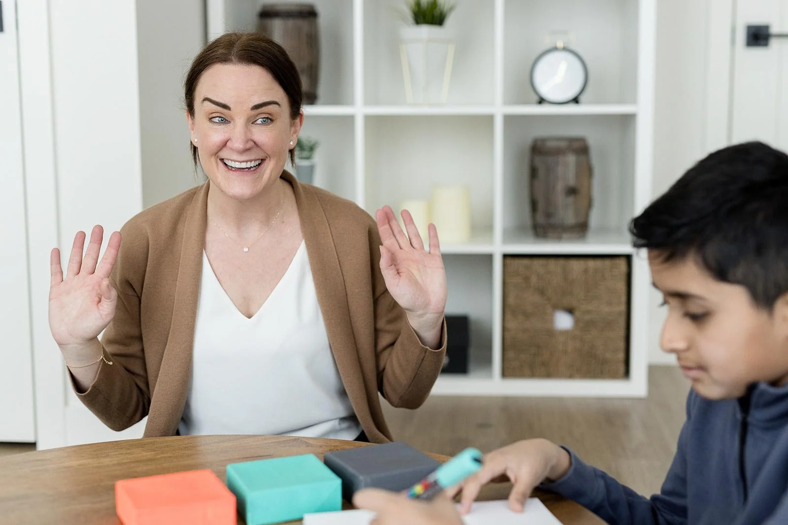 Neurodiversity-affirming therapist creating a welcoming therapy environment at Ten Psychology in Calgary