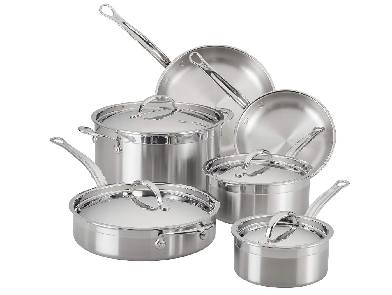 Professional Clad Stainless Steel 10-Piece Cookware Set (Copy)