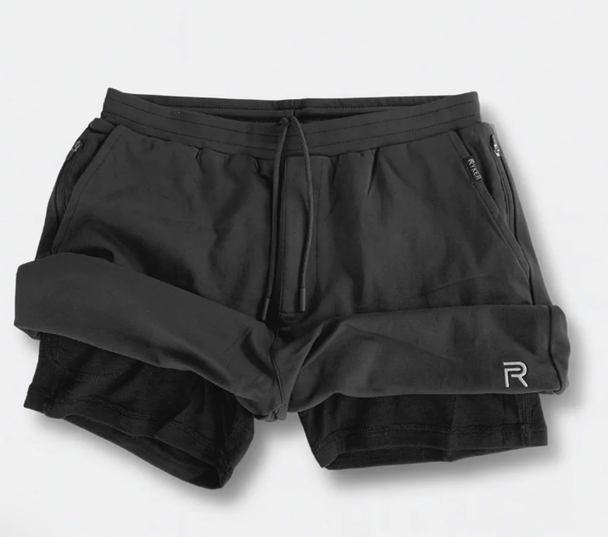 Organic Cotton &amp; Merino Wool Mens Workout Shorts