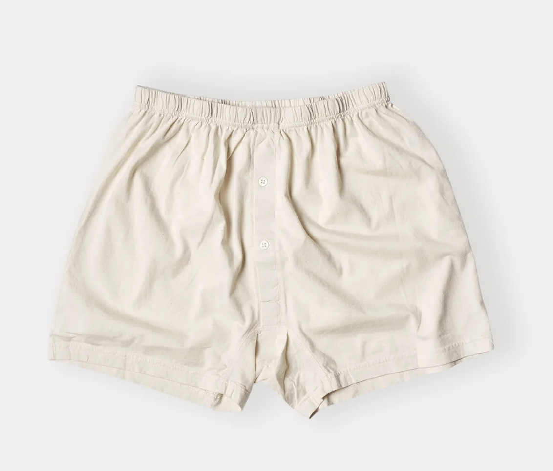 IOAN: Undyed Organic Cotton Boxers
