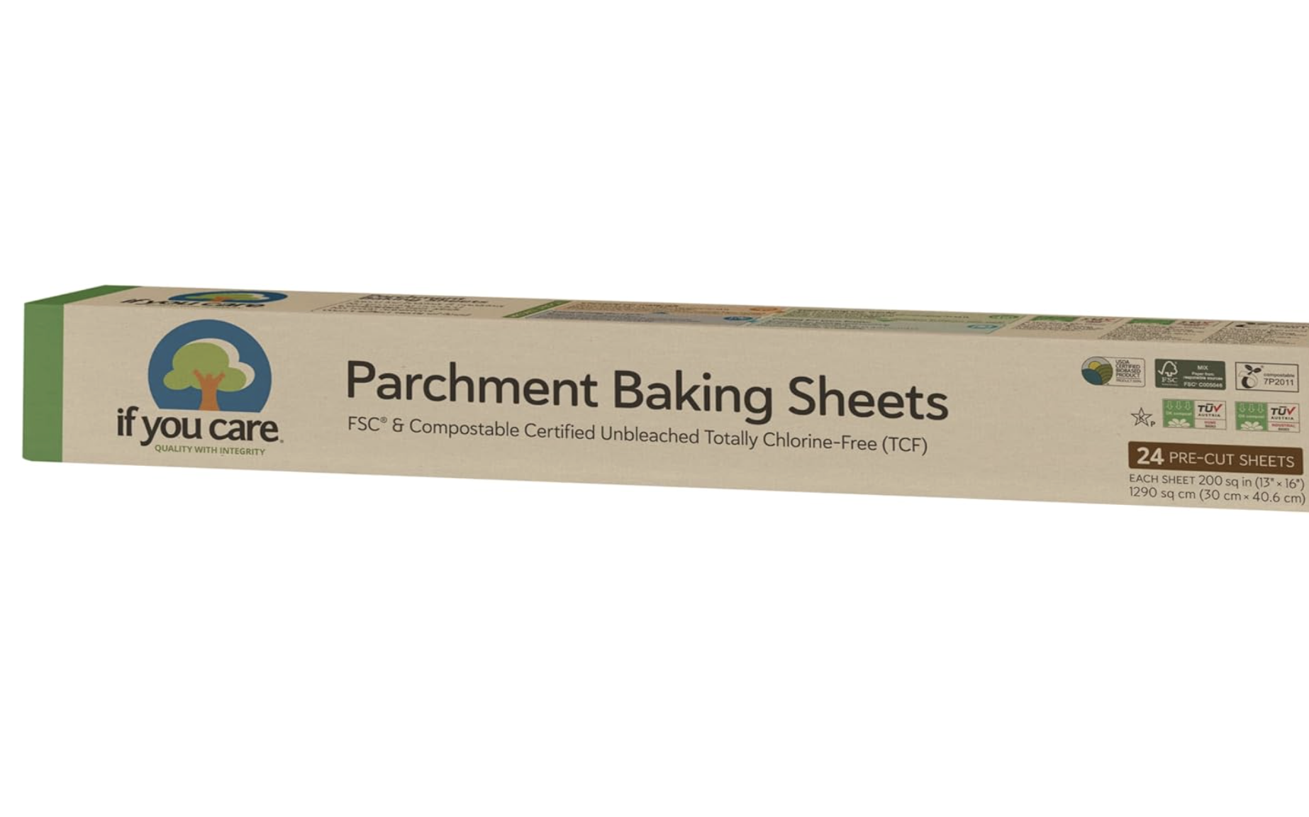 Parchment Paper Pre-Cut Sheets
Brand: If You Care