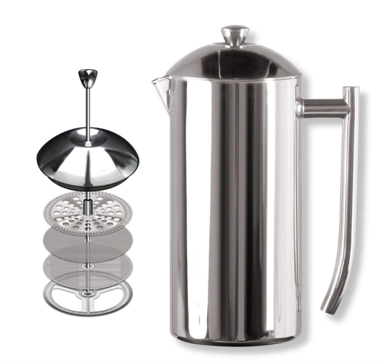 French Press, 100% stainless steel
Brand: Frieling