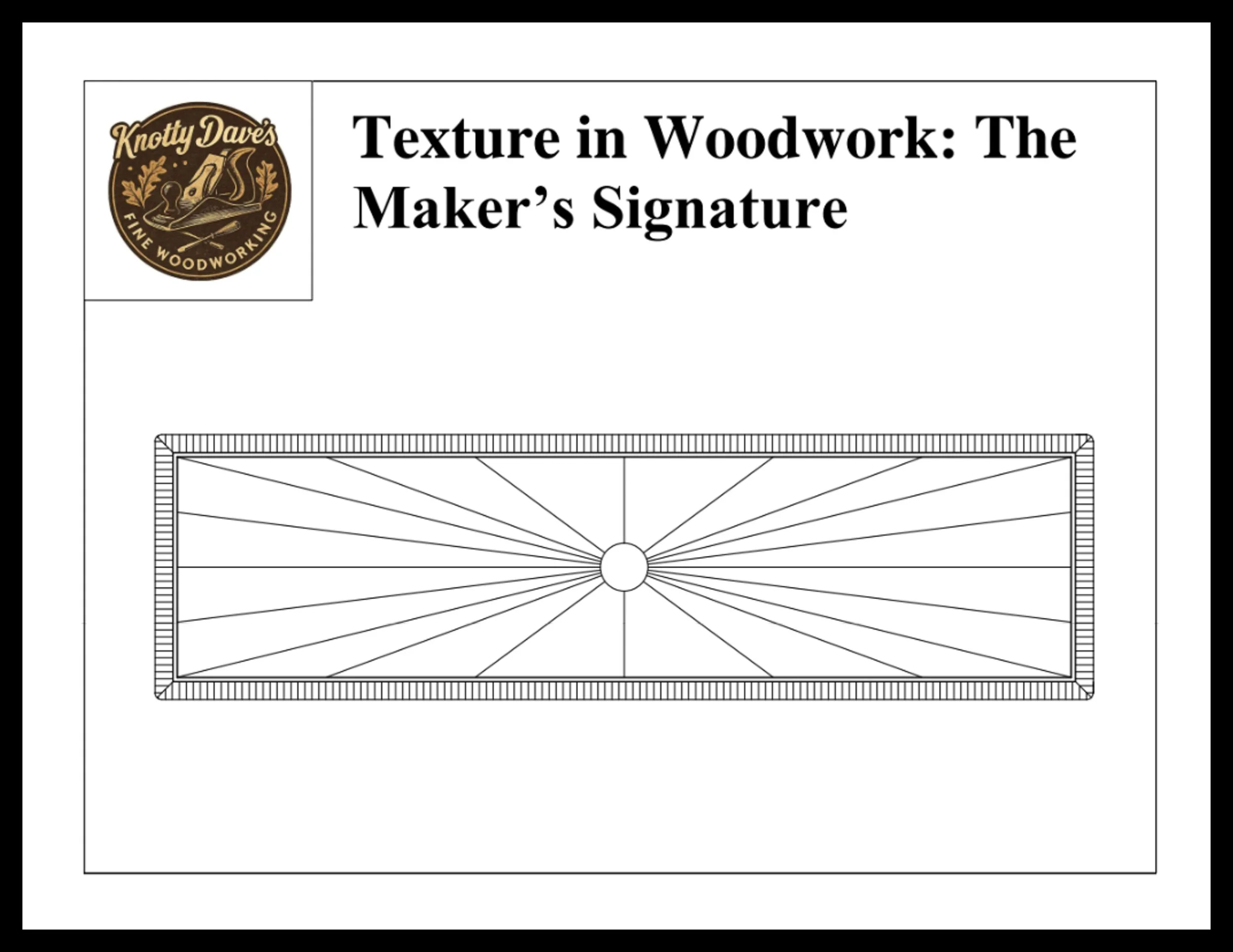 Texture in Woodwork: The Maker’s Signature