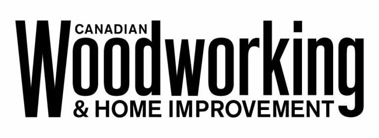 Canadian woodworking and home improvement logo in black and white