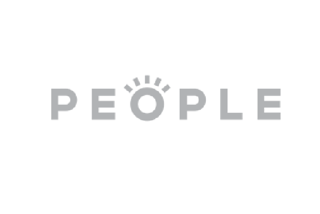 Logo with text reading 'The People' and 'Lived Experience Society' underneath, featuring a stylized sun above the letter 'O' in 'People'.