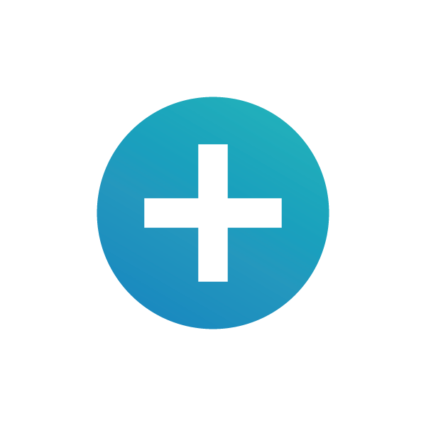 Blue circle with black and white puzzle piece symbols inside