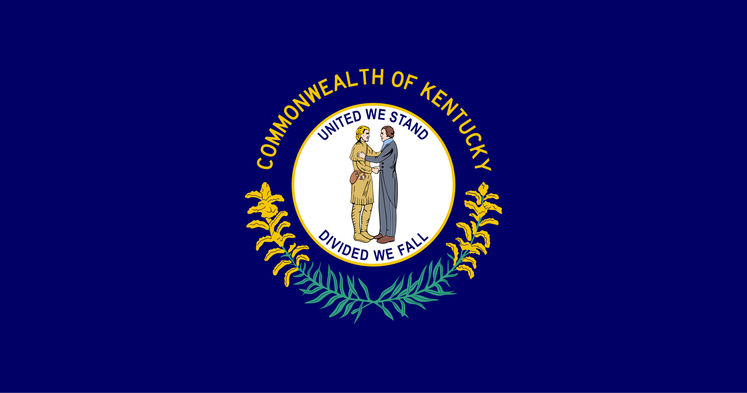 Kentucky state flag representing Remote Online Notary services in Kentucky