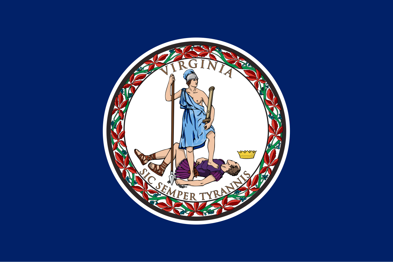 Virginia state flag representing Remote Online Notary services in Virginia