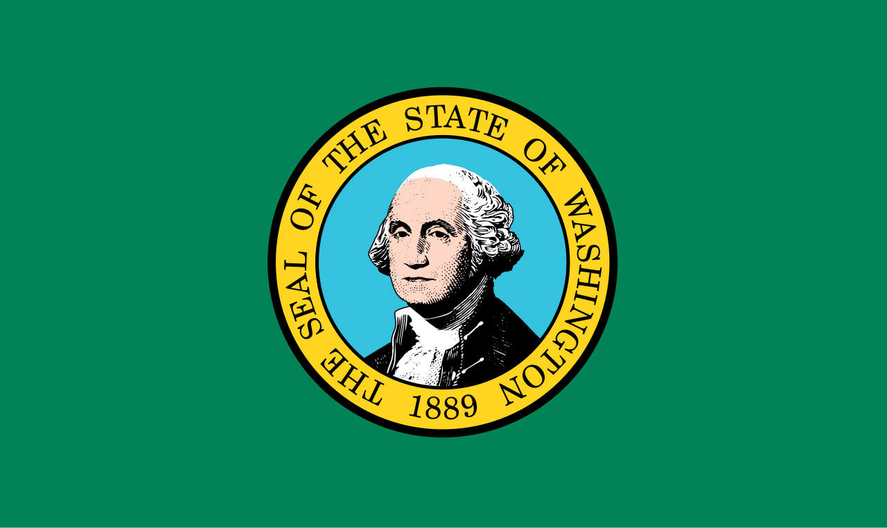 Washington state flag representing Remote Online Notary services in Washington